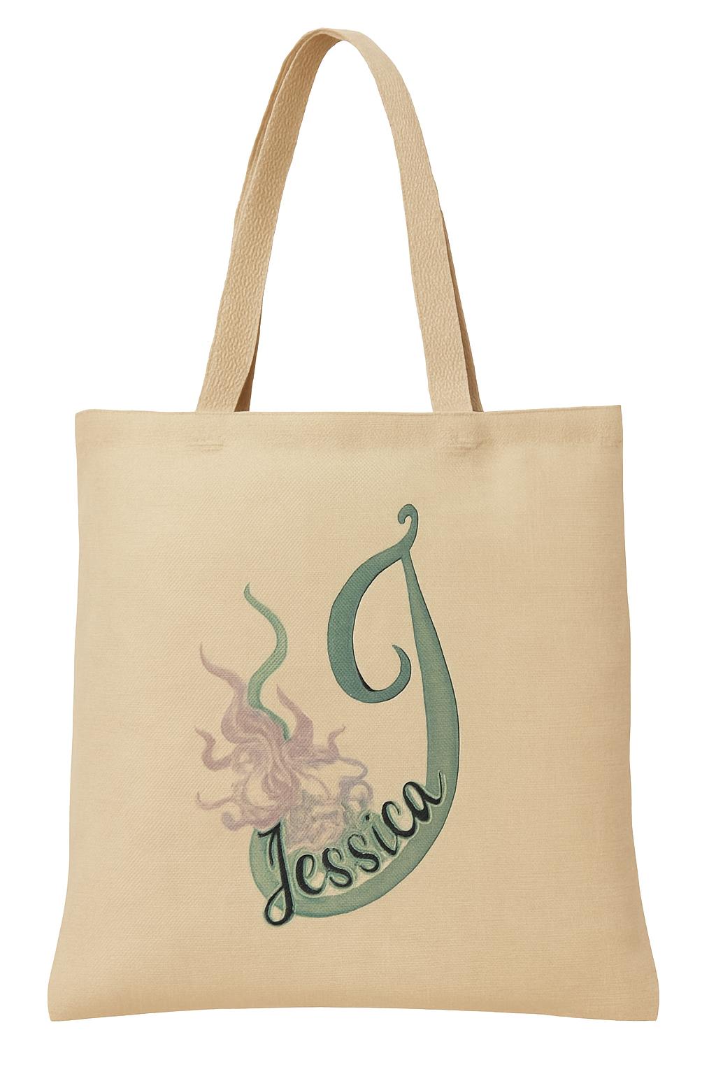Bolsa tote simil lino